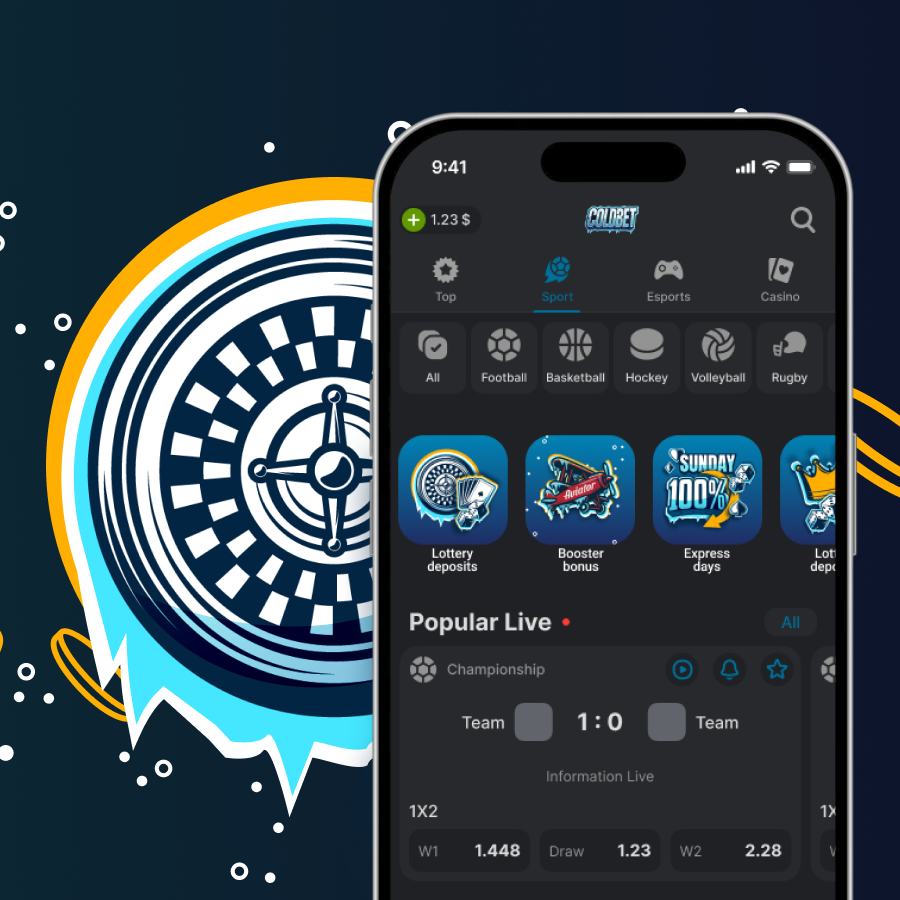 Coldbet sign-up screen